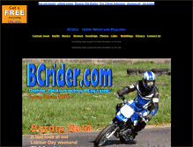 Tablet Screenshot of bcrider.com